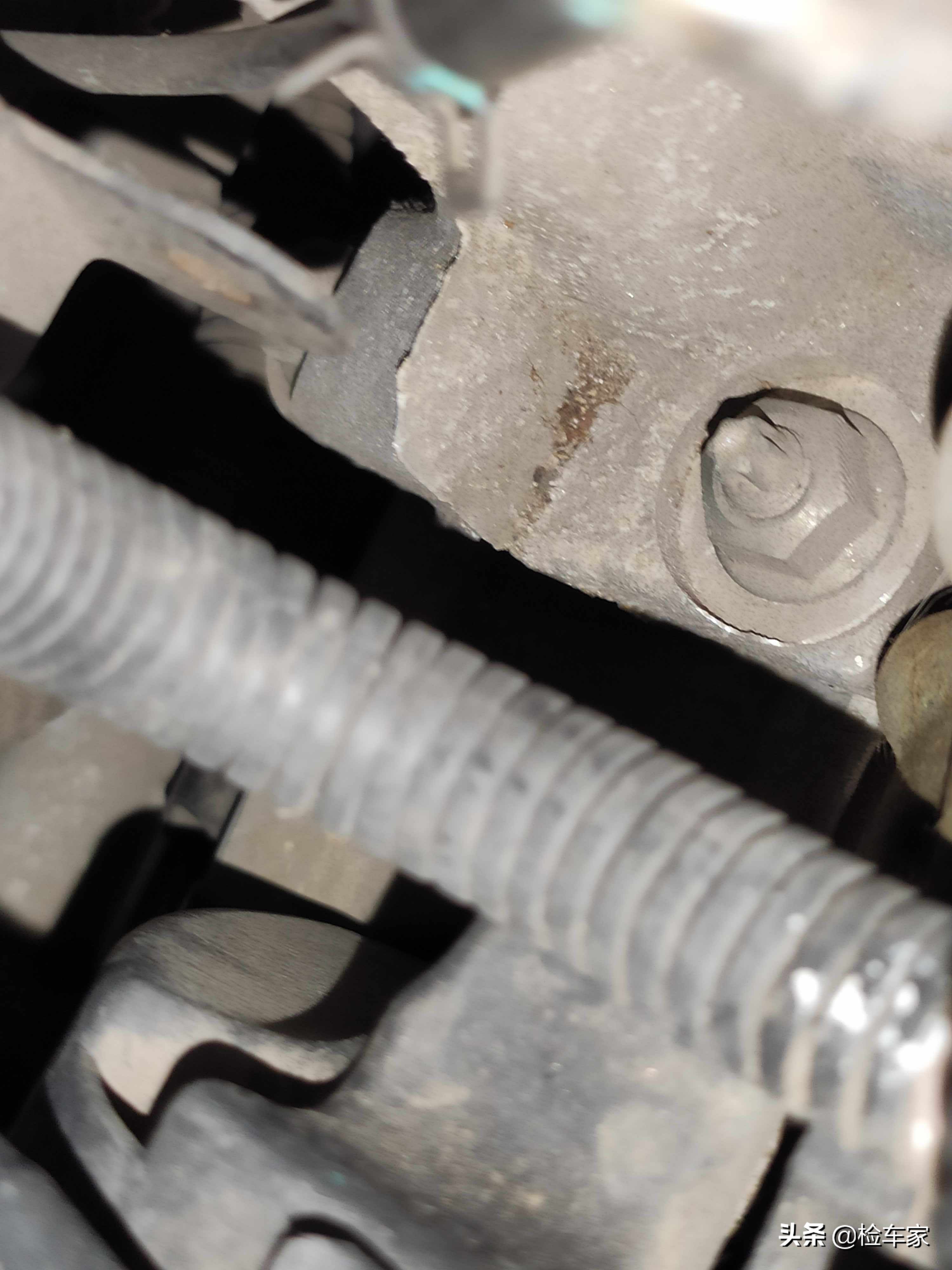 东北客户异地委托检测别克英朗，车尾焊接不敢买，客户：怕冻掉了