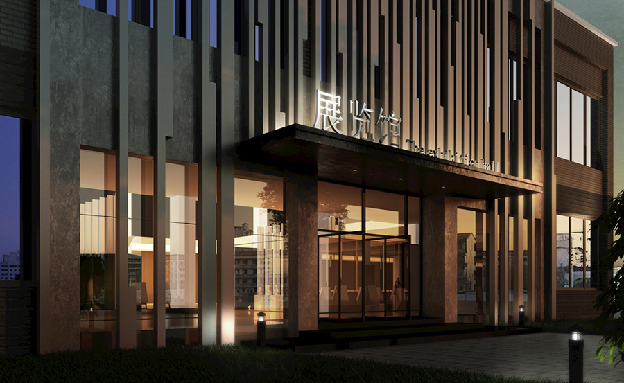 酒店门头门脸设计效果图,门面门头设计效果图大全