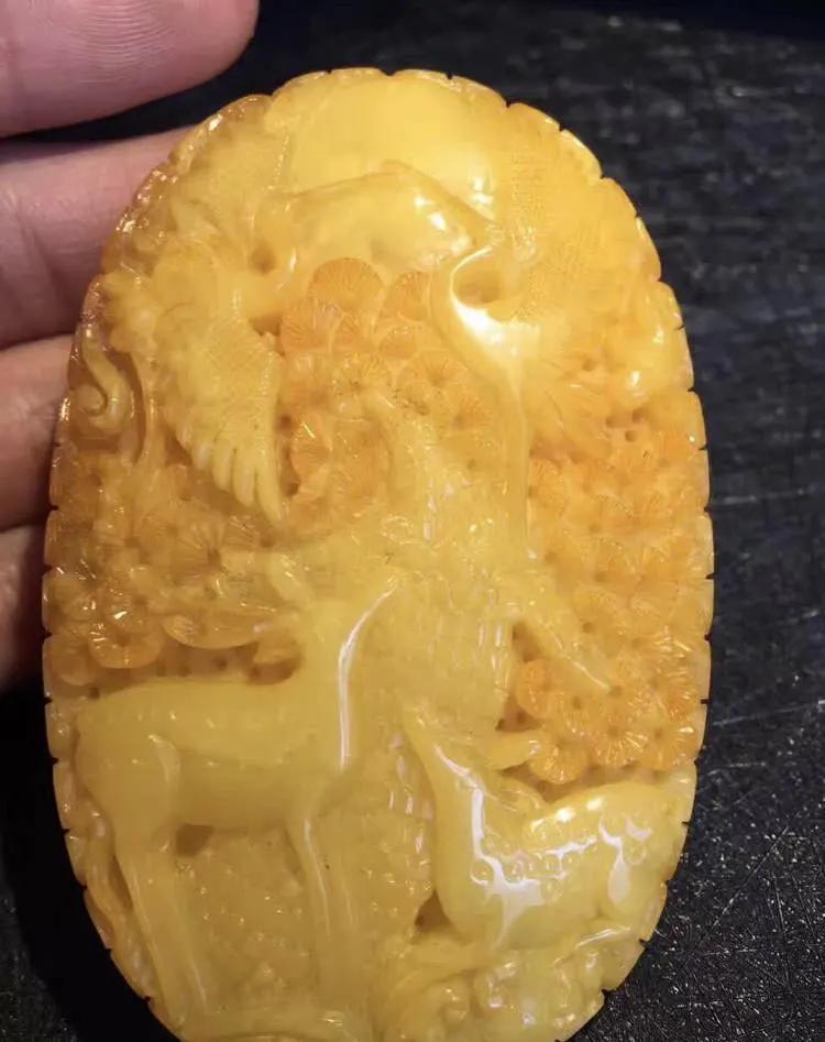 怎样鉴别鸡油黄蜜蜡的真假,真正的鸡油黄蜜蜡珠子图片