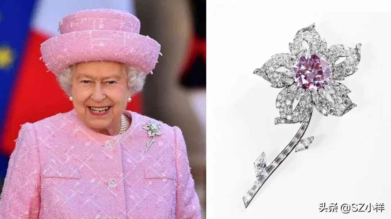 英国女王多奢侈,英国女王佩戴珠宝来源图