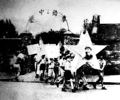 1949年解放上海的历史影像,上海虹口的解放前旧照