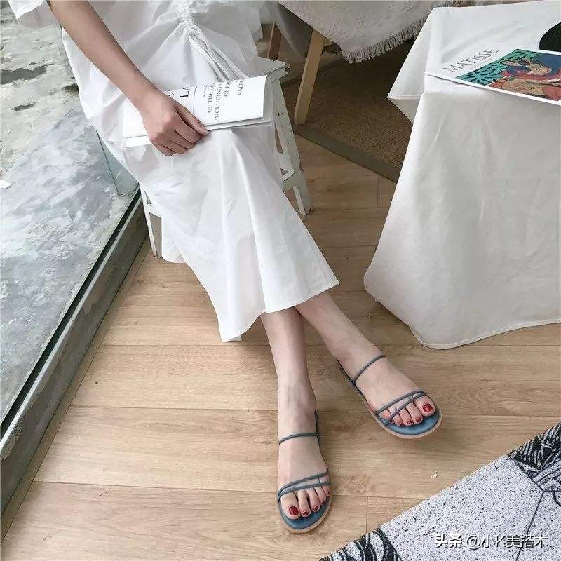 适合夏季配裙子穿的百搭鞋凉鞋,百搭小白鞋凉鞋显脚小夏季高级感