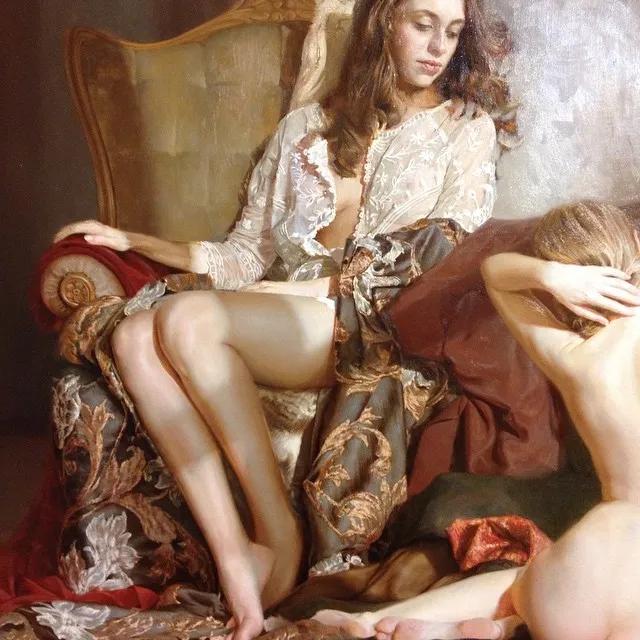 俄罗斯的女画家画的唯美油画,俄罗斯女画家油画视频