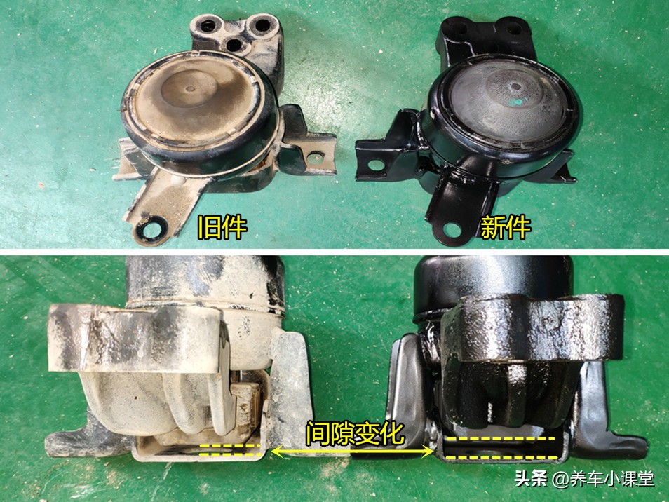 汽车弹簧减震垫坏了症状,车身颠簸不稳