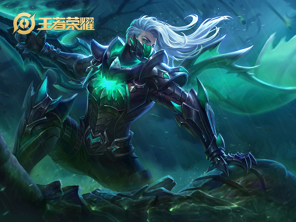 国服最强兰陵王蓝烟出装和铭文,蓝烟电刀兰陵王出装