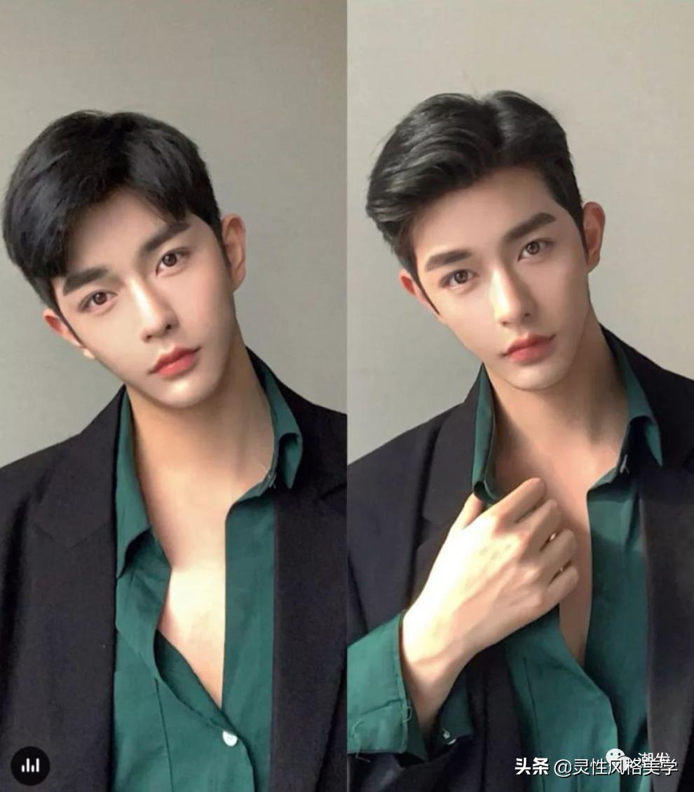 两边铲光的扎发狼尾发型男,2021年最流行男发武士头