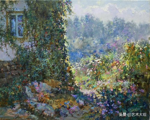 俄罗斯画家风景油画作品选集,尤里奥布霍夫人物画