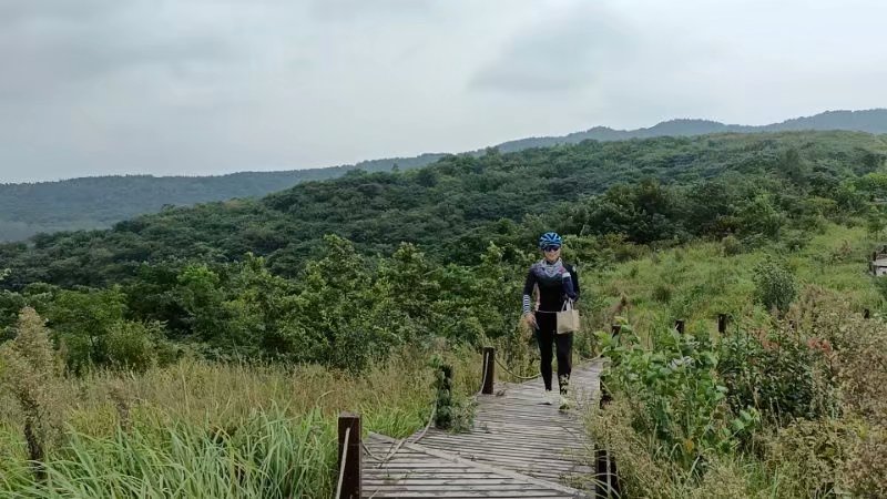 骑行小虹螺山,骑行小海坨山