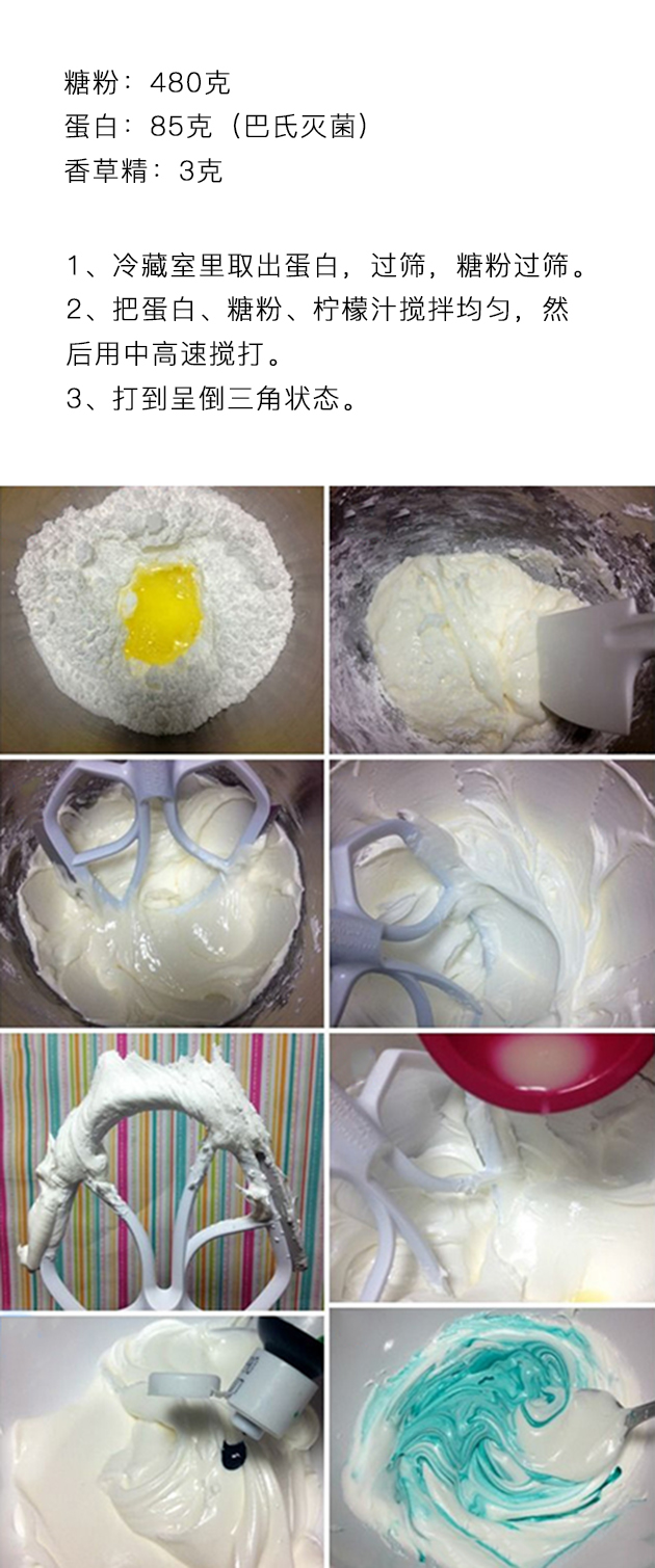 翻糖蛋糕糖霜技巧,糖霜香草饼干的做法