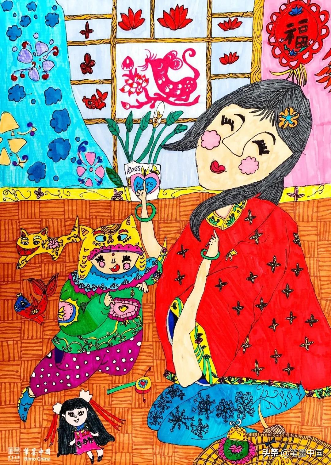 笔墨中国画画大赛作品图片,笔墨中国第五届大赛