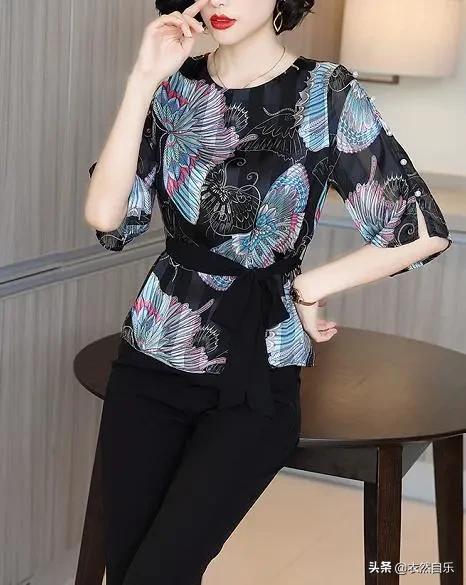 气质减龄春秋衫,减龄春秋款洋气又迷人的小衫