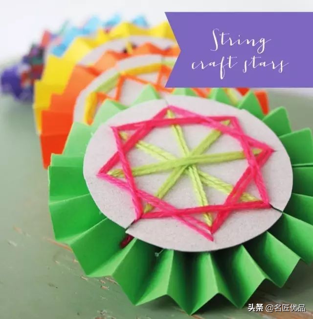 用绳子做亲子手工简单好看,儿童手工又简单又好玩的手工