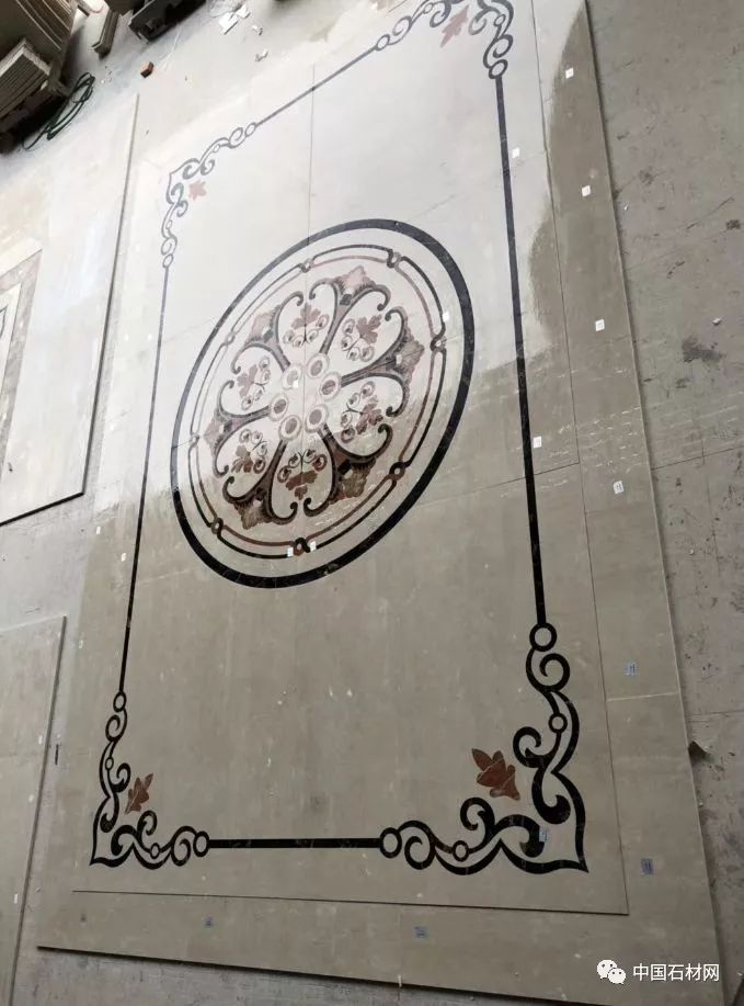 中式别墅石材水刀拼花图册,顶级石材水刀拼花