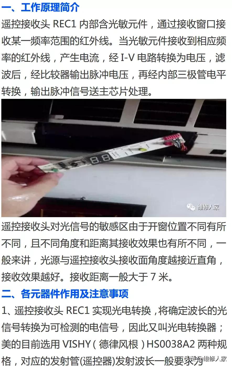 空调遥控维修视频,海尔空调内机遥控接收器故障维修