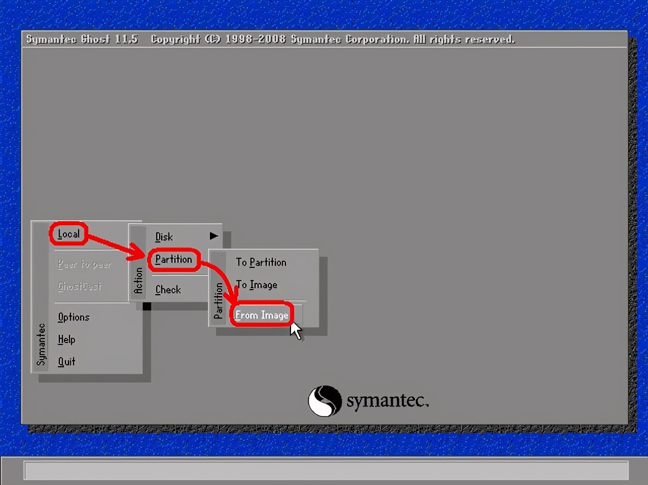 ghost使用教程图解ios,ghost软件备份和恢复系统的步骤