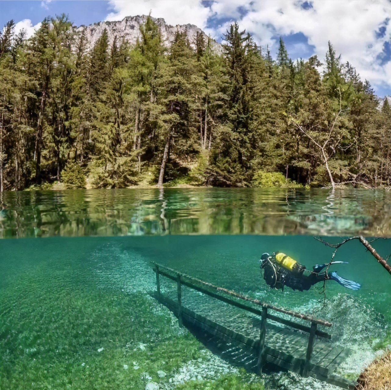 自然奇观水下世界,水下世界非常神秘而美丽