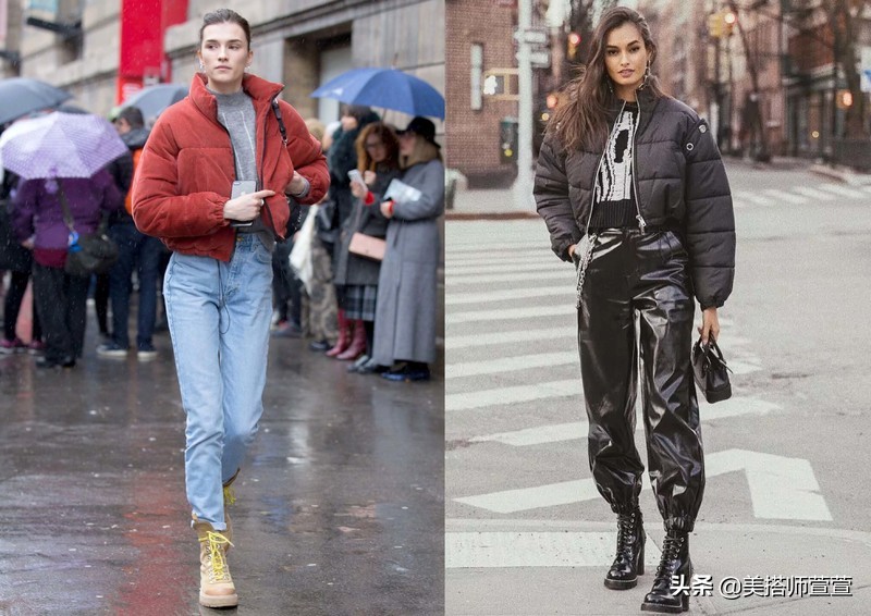 冬天羽绒服怎样穿出时尚感,今年冬款羽绒服潮酷穿搭