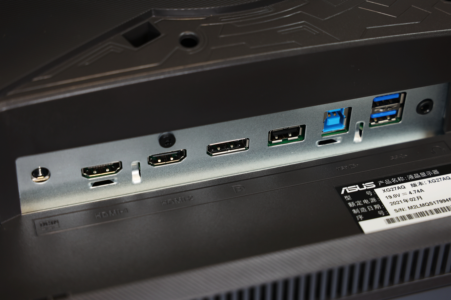 华硕绝景xg27aq和pg279q,rogxg27uq27寸4k144hz显示器