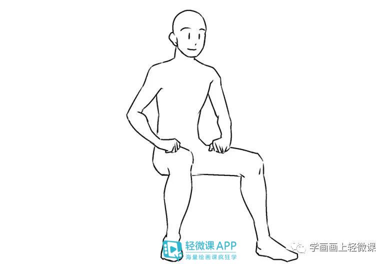 漫画各种姿势画法,漫画人物姿势画法教程