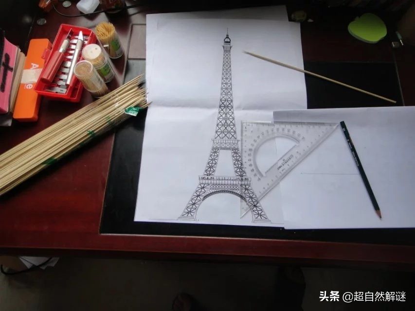 如何用牙签做一个埃菲尔铁塔,怎么用牙签和橡皮泥做埃菲尔铁塔