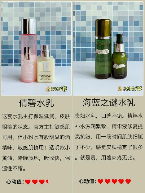 芙丽芳丝和珂润水乳测评,水乳护肤品黑榜