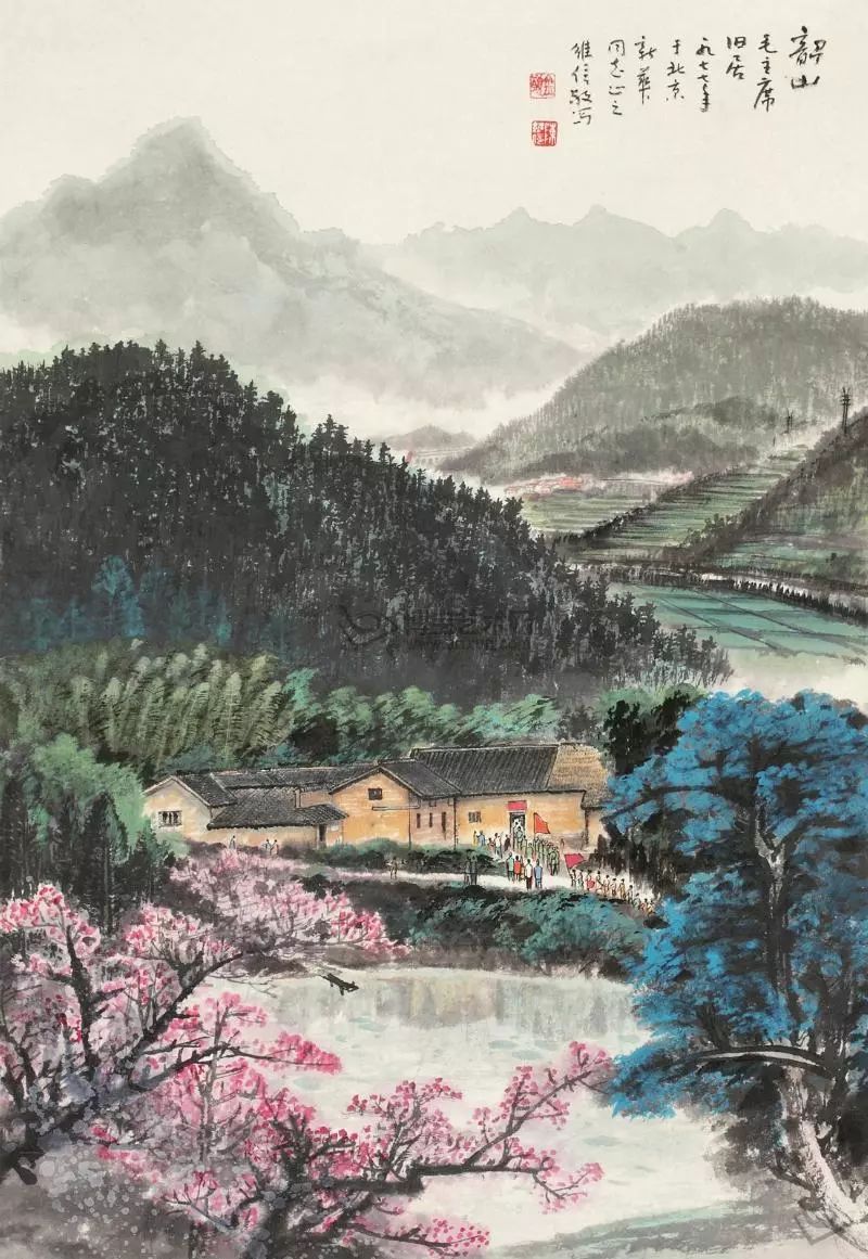 陈良宗山水画作品欣赏,陈家振山水画作品欣赏