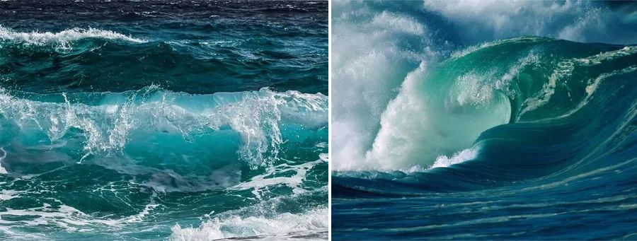 儿童画简单漂亮海洋世界,儿童画教程浪花