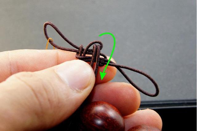 如何给文玩手串换绳,文玩换绳打结方法图解