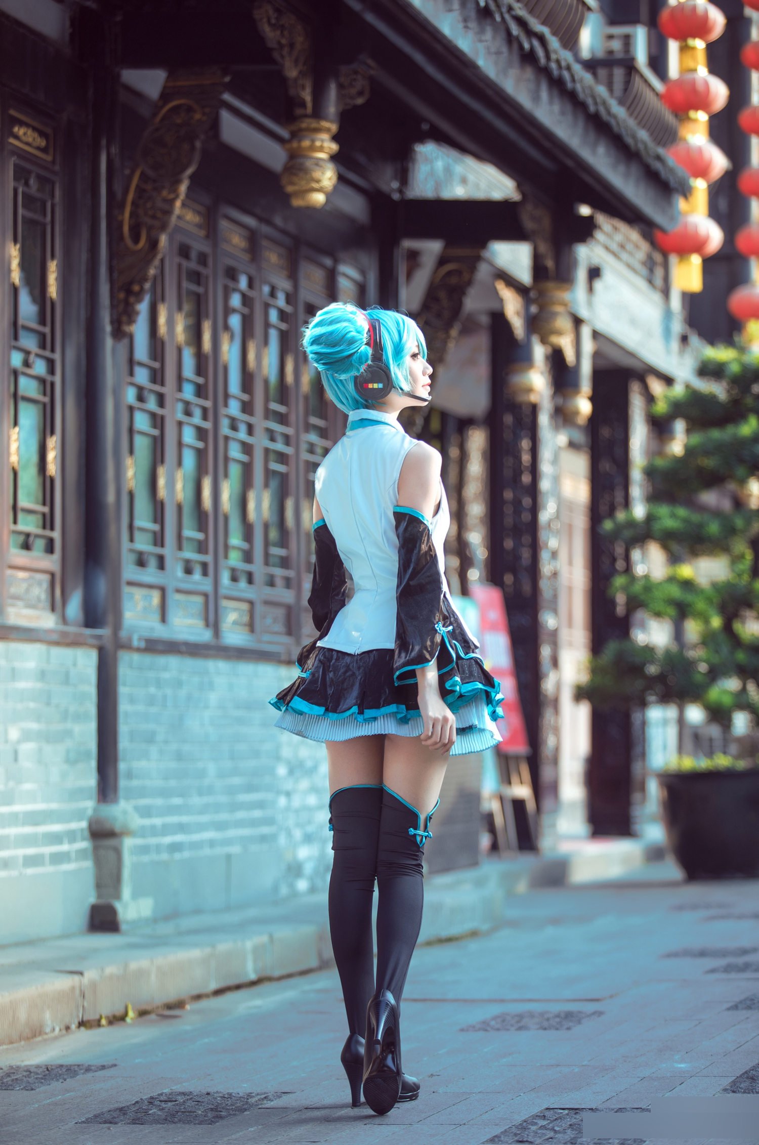 三个人cos未来初音,初音未来cos所有造型