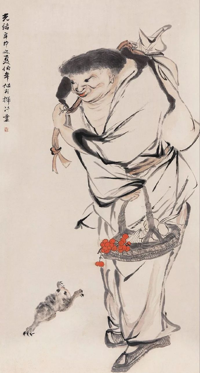 任伯年人物画扎根于民间艺术 (清代海派任伯年人物画全集)