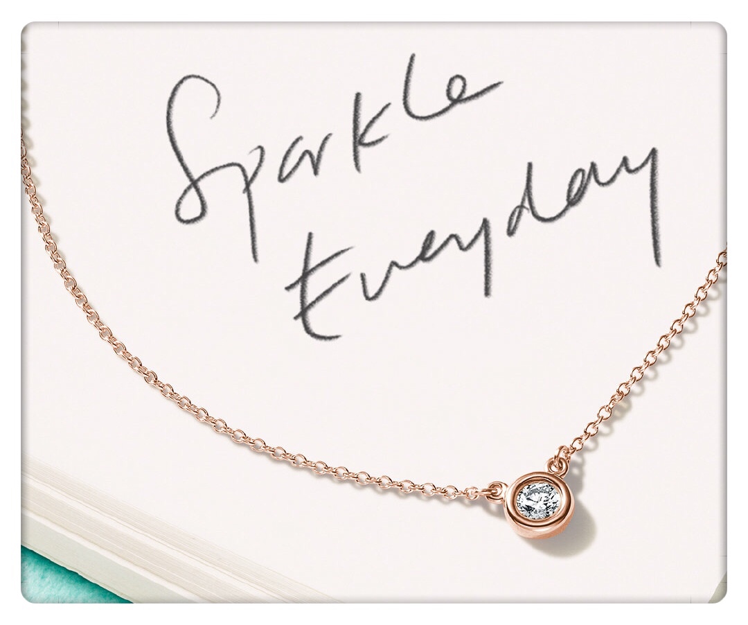 tiffany经典款黄钻项链,tiffany项链笑脸最火尺寸