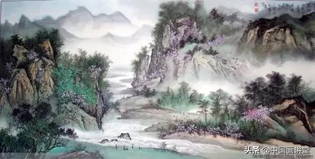 张利国画山水画欣赏,张富君山水画新作品图片