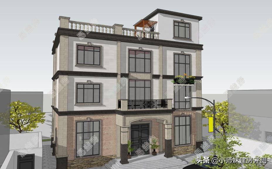 北面入户别烦恼，坐南朝北的自建房一样好