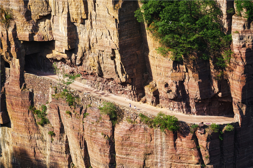 太行山古村落全景图,太行山古老村落