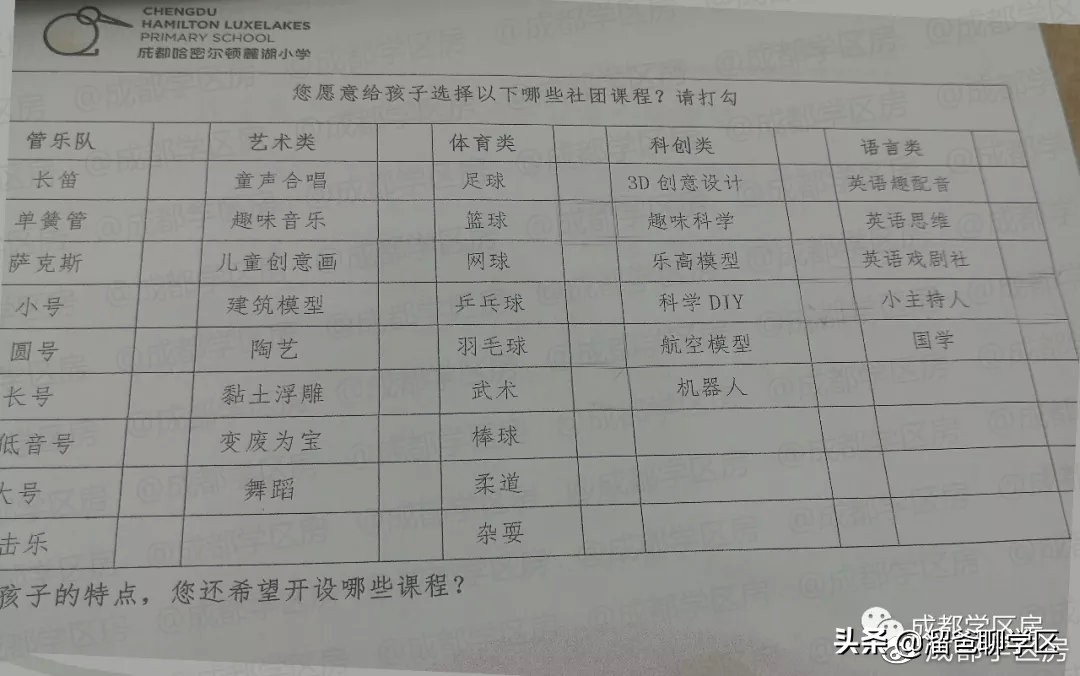 幼儿园课后延时兴趣班课程表,公立小学免费课程