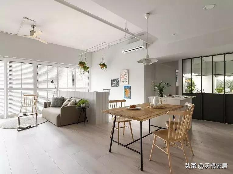 法式原木风家居案例,家居北欧风装修效果图