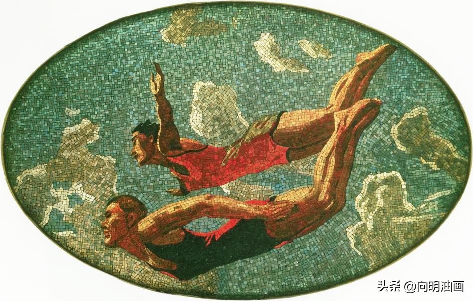 苏联人民艺术家,苏联画家亚历山大杰伊涅卡