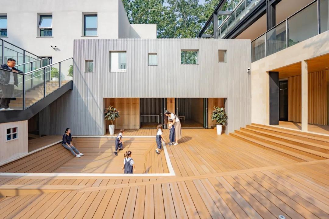 北京爱之园,幼儿园花园景观打造