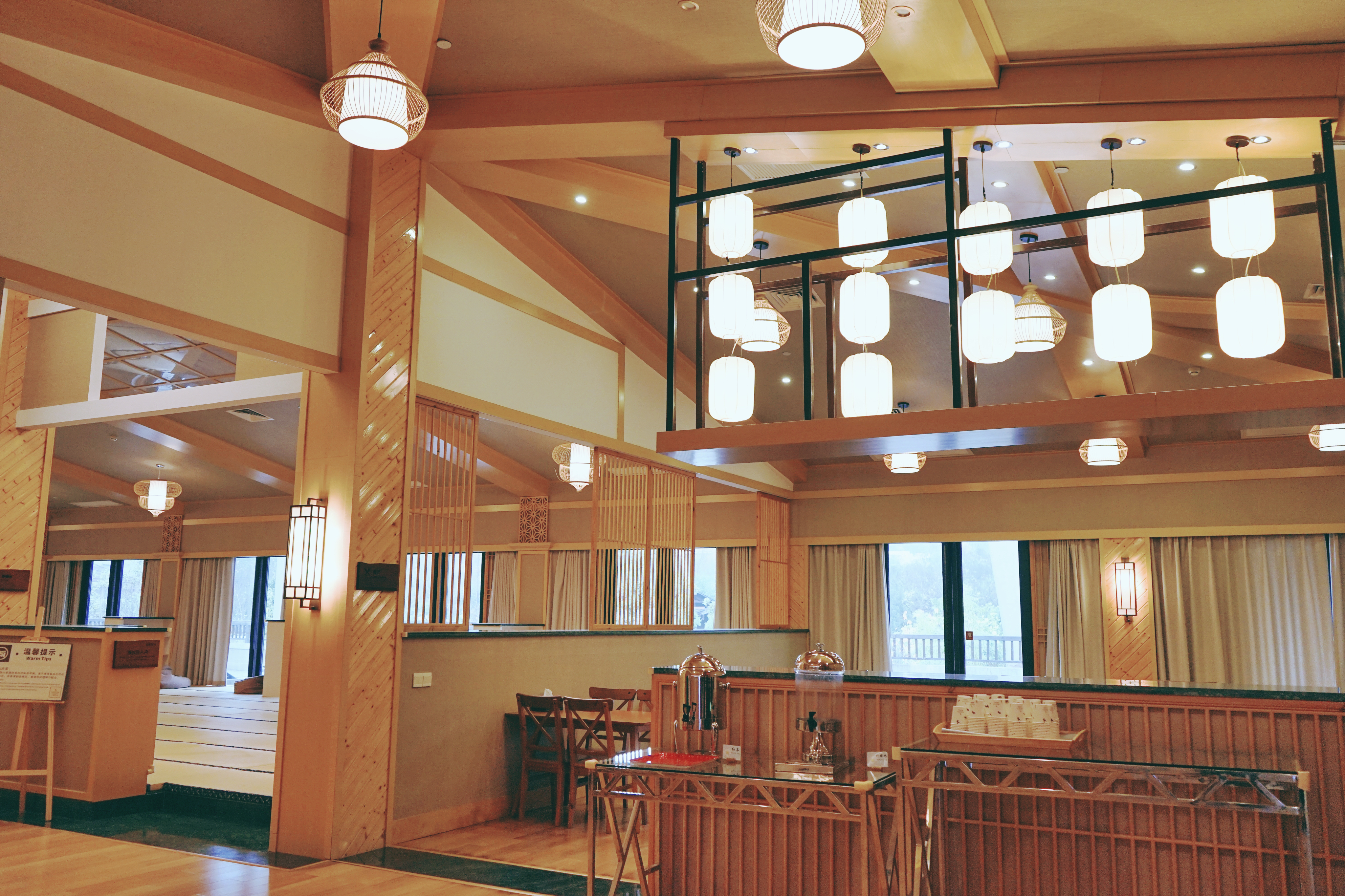 良渚君澜双人温泉,冬日暖阳泡温泉