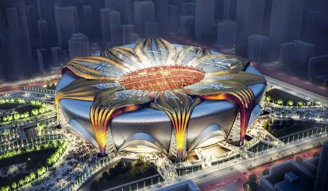 恒大新足球场震撼曝光,恒大足球场更换图