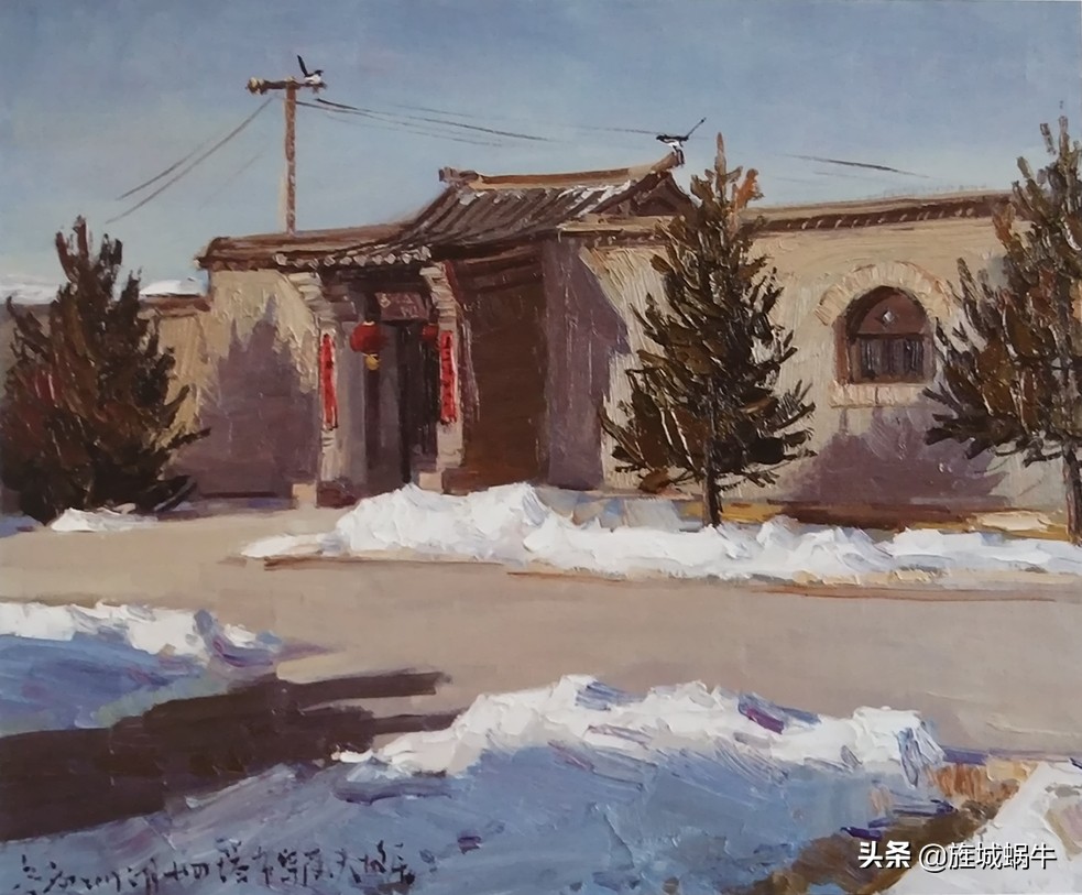 读赵福画笔下的皑皑白雪