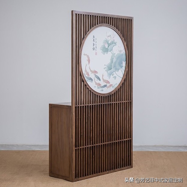 家居实木屏风,新中式实木屏风隔断