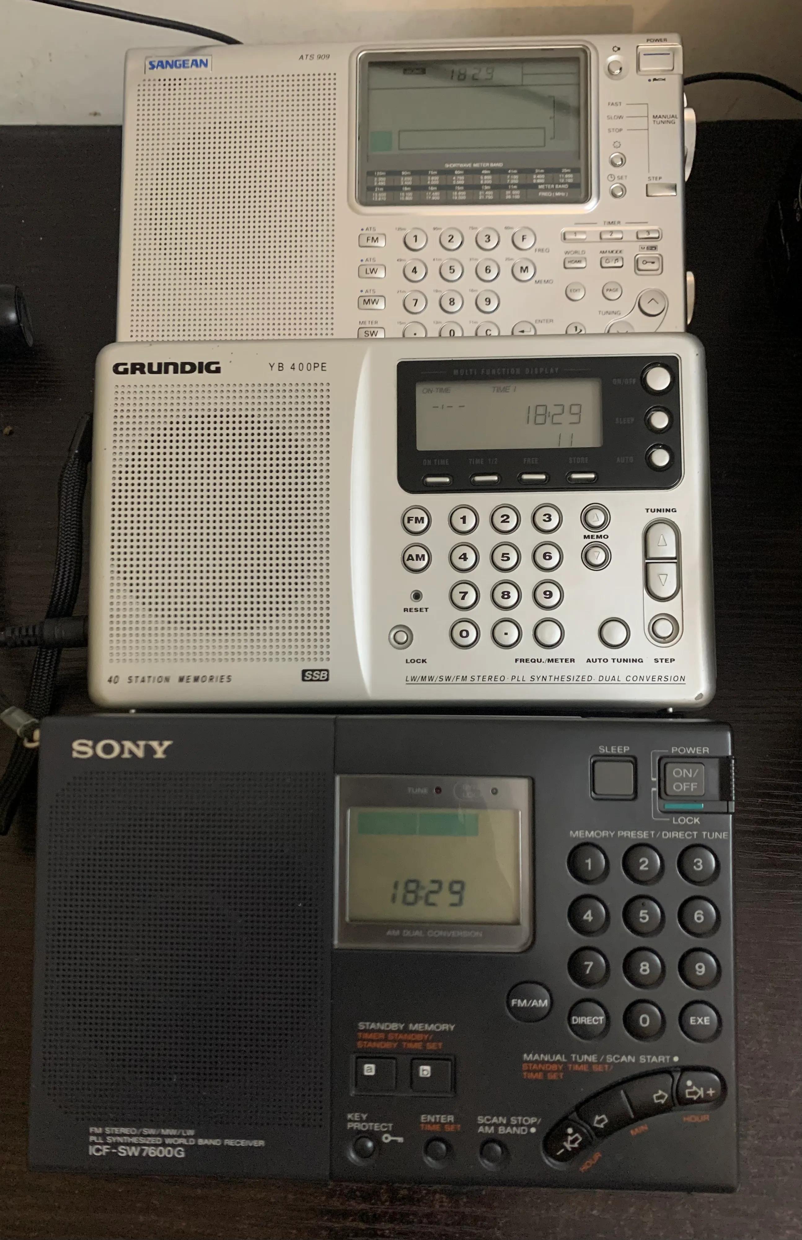 全波段袖珍收音机评测,世界四星收音机测评