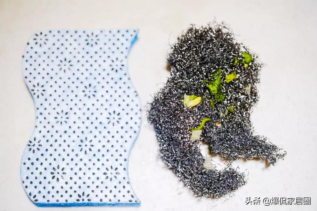 海绵百洁布强力清洁厨房洗碗神器,洗碗海绵去污百洁布