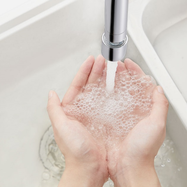 小米生态链之大白双功能龙头水嘴起泡器