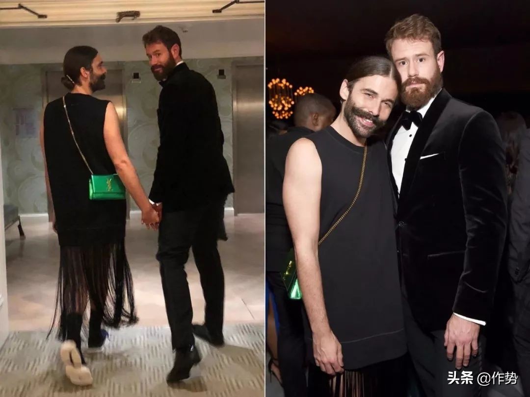 这位大胡子大哥，竟然偷了宋茜和杨幂的衣服去走红毯？！