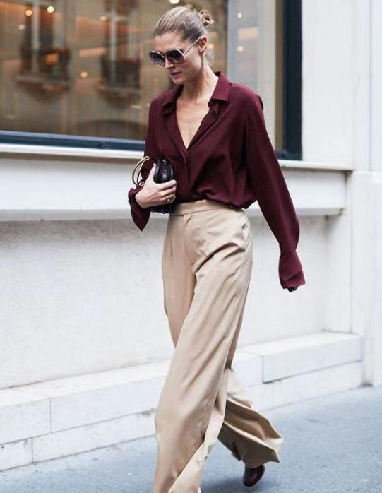 工装裤搭配宽松版t恤穿搭,今年最流行工装裤外套穿搭