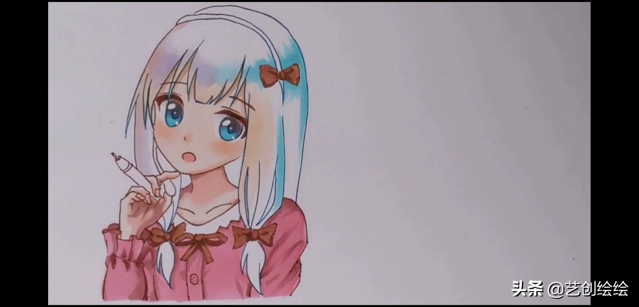 马克笔怎么画纱质的衣服,和泉纱雾马克笔配色