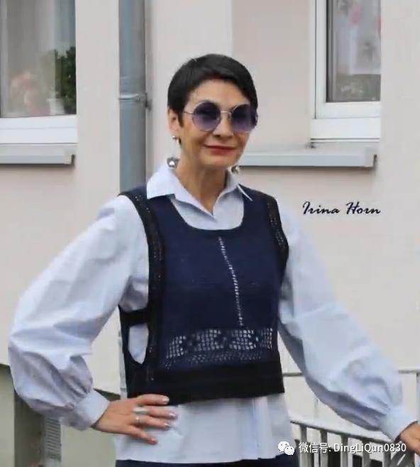 中老年人女冬季针织衫教程,针织中老年女装新款