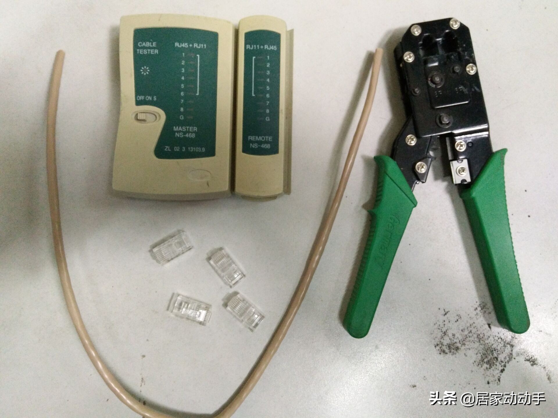 网络水晶头是怎样制成的,网络水晶头的制作方法步骤说明